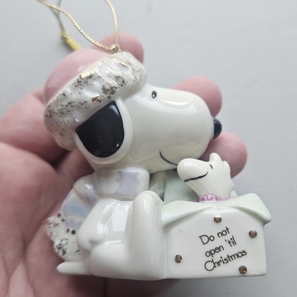 Lenox Other - NEW In Box Lenox Vintage 2003 Classics UFS Snoopy Christmas Ornament